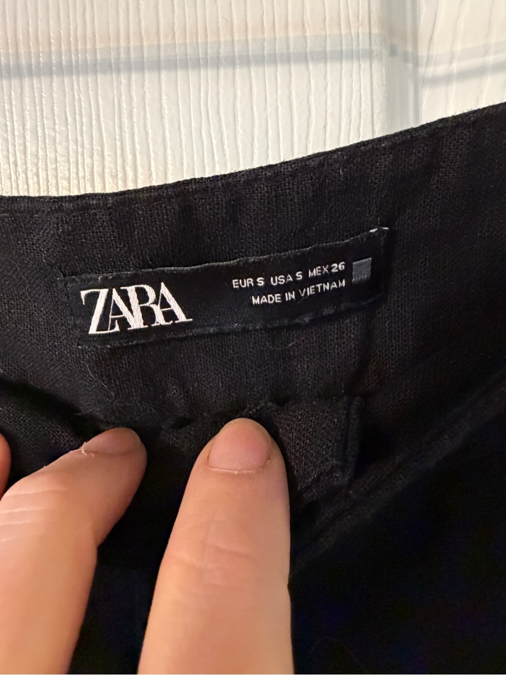 Zara Black Cropped Ankle Pants - Picture 5 of 9